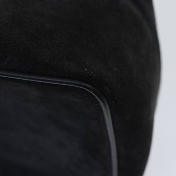 GUCCI Vanity Cosmetic Pouch Suede Black 032 1705 0140 Auth 70384 - Picture 14 of 16